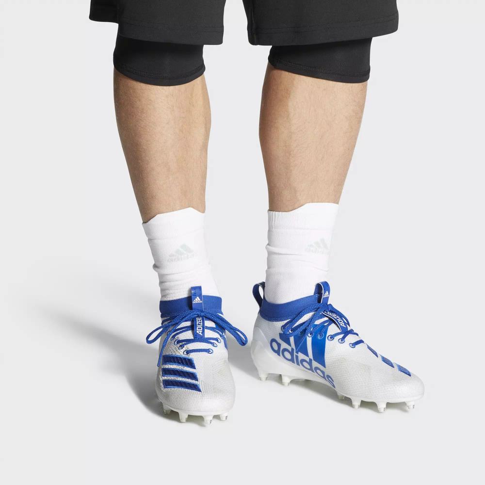 Adidas Adizero 8.0 Tacos de Futbol Blancos Para Hombre (MX-64660)
